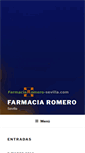 Mobile Screenshot of farmaciaromero-sevilla.com